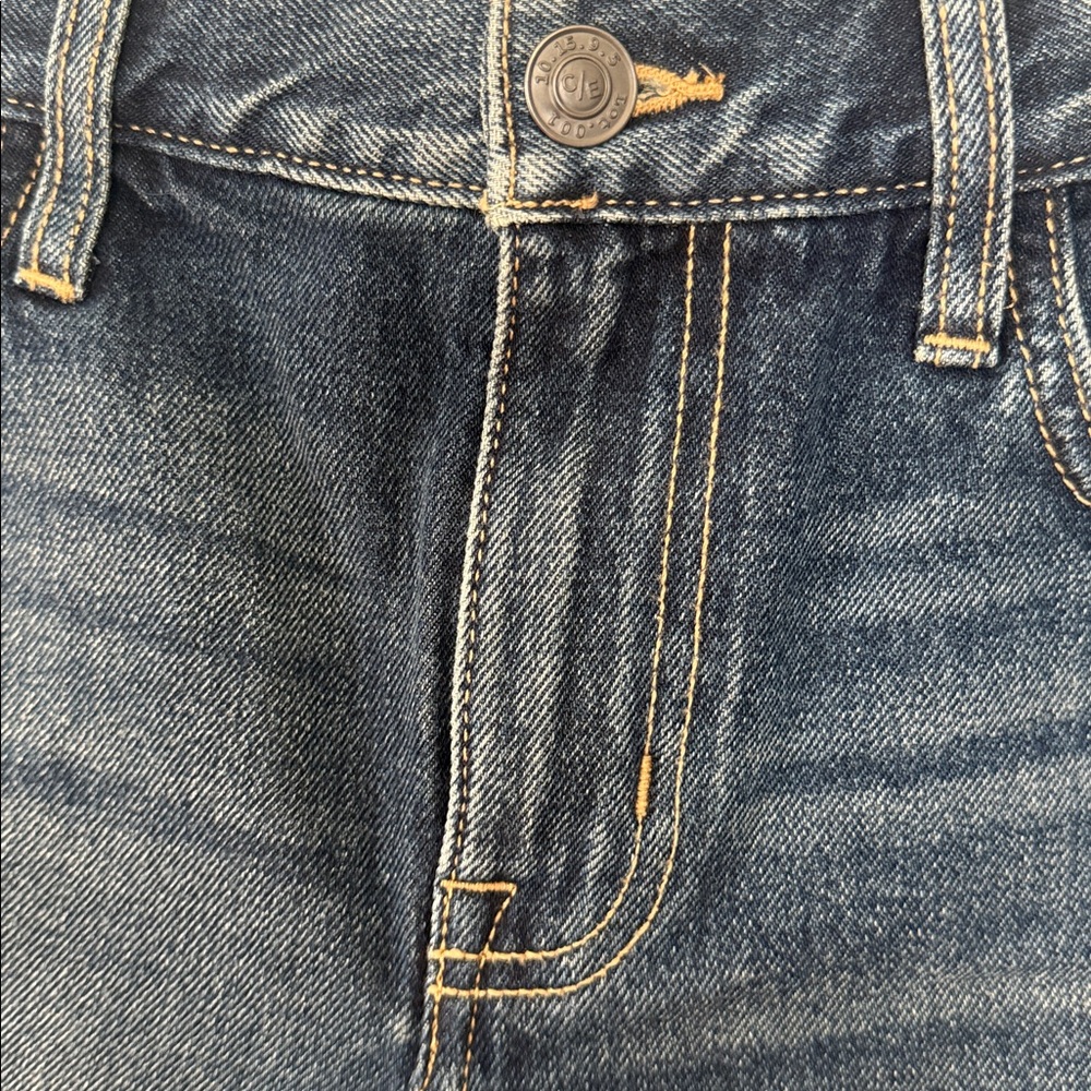 NWOT Current/Elliott Dark Wash Cuffed Denim Shorts 27 - Picture 3 of 8